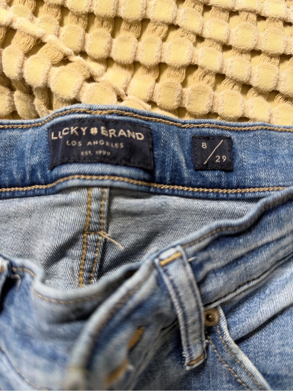 LUCKY BRAND Los Angeles Straight Leg Jeans Blue Size 8 (29)